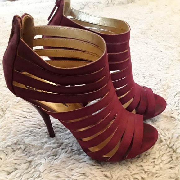 Michael Antonio Shoes - Maroon heels